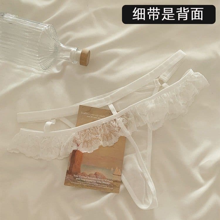 lace and mesh panty view 3