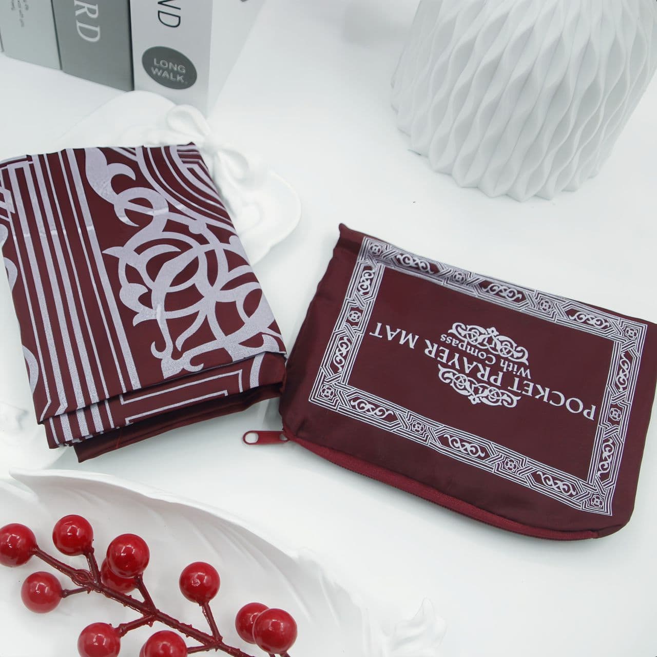 Pocket Prayer Mat with Compass view 3