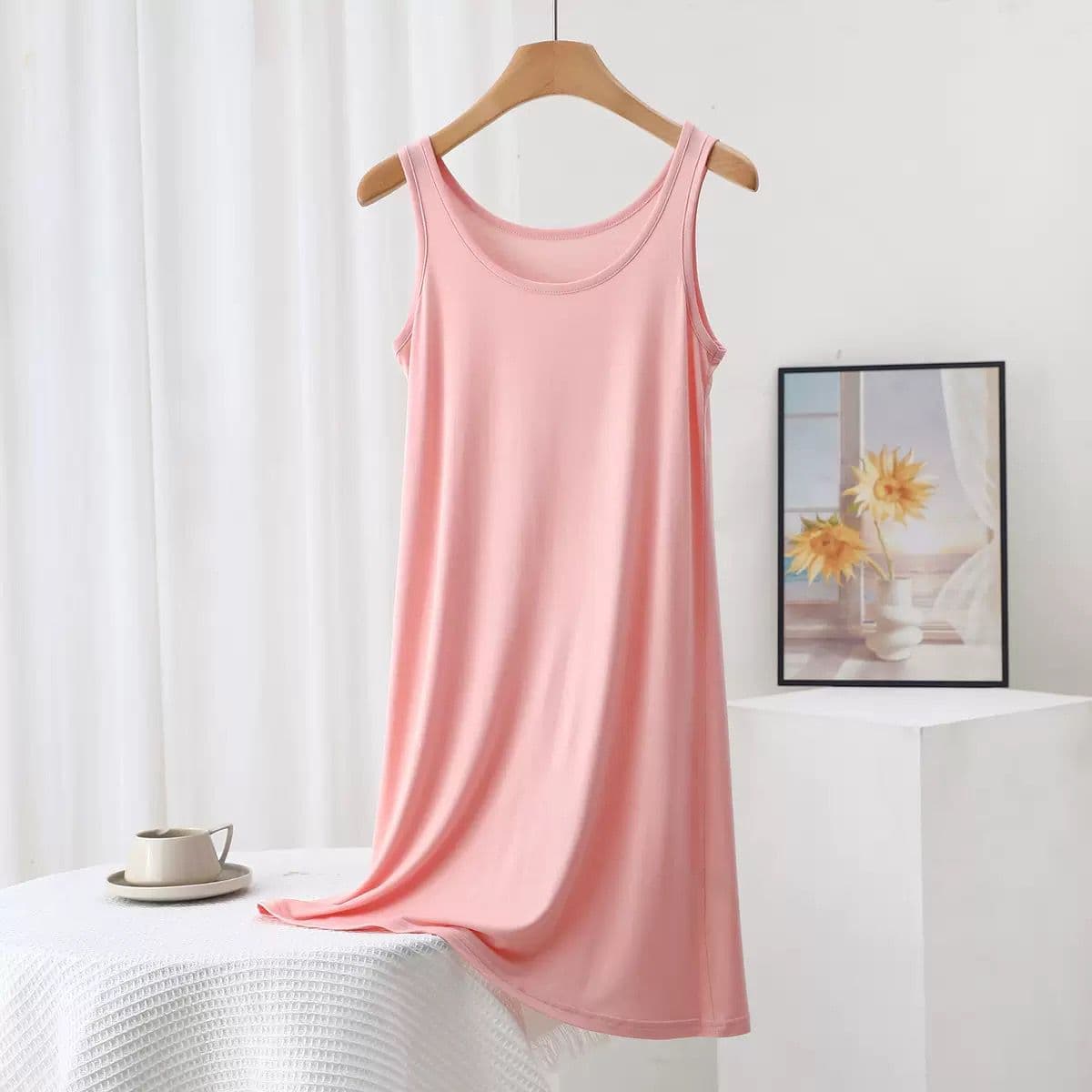 sleeveless night gown view 3