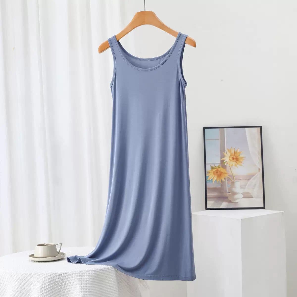 sleeveless night gown view 5