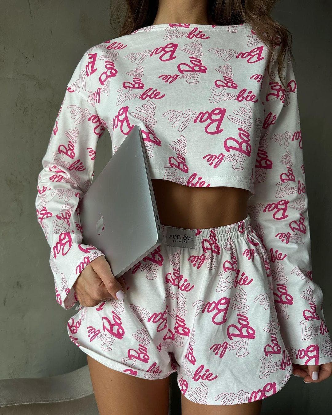 2 piece barbie lounge set