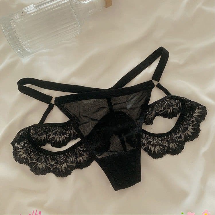 lace and mesh panty