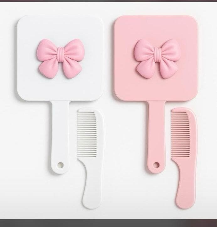 2 in 1 mirror and comb