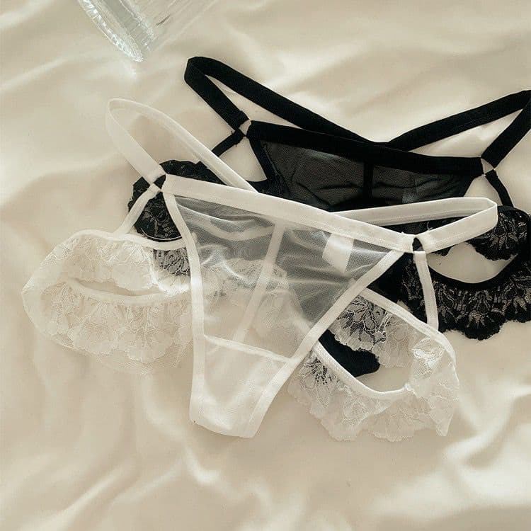 lace and mesh panty