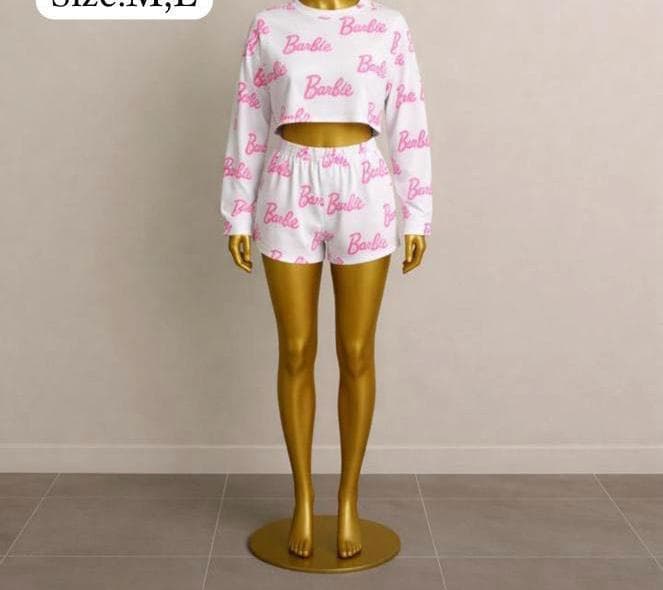 2 piece barbie lounge set